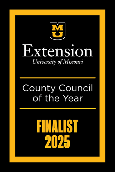 MU Extension County Council of the Year Finalist Banner