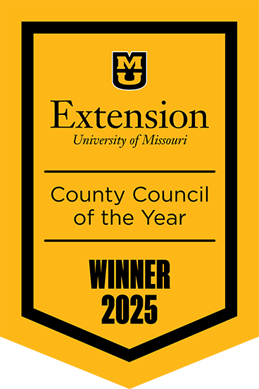 MU Extension County Council of the Year Finalist Banner