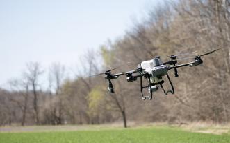 Drone flying at MU SW Center