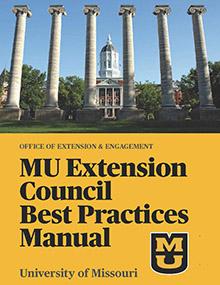 Cover of MU Extension Council Best Practices Manual