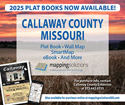 announcement of 2025 Callaway County plat books