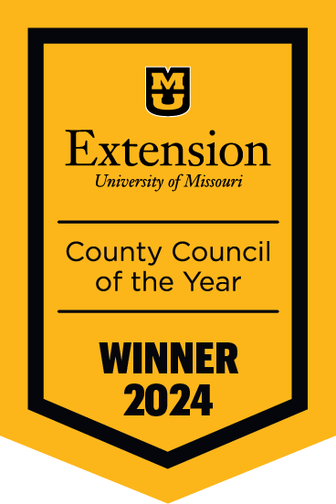 MU Extension County Council of the Year Finalist Banner
